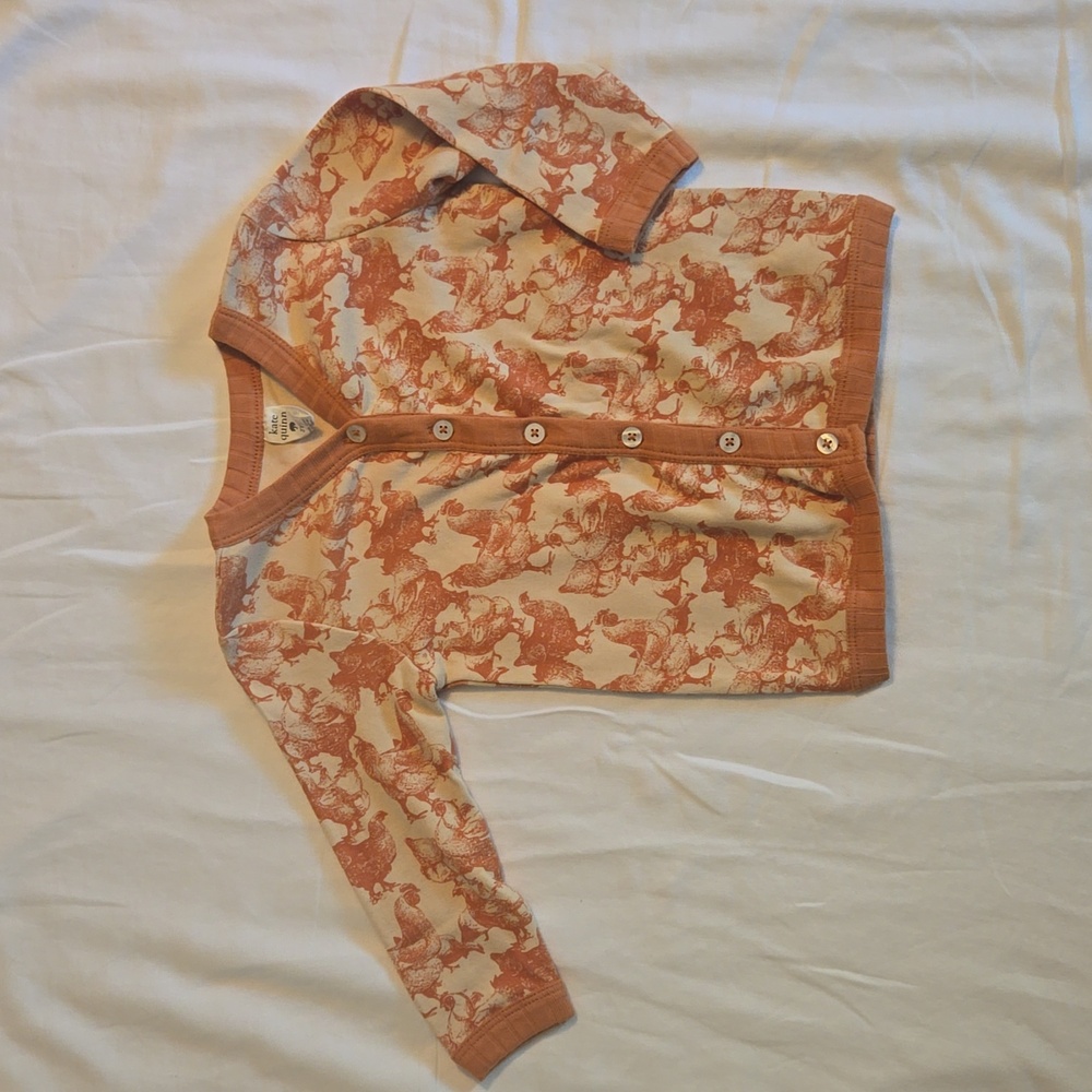GC 2T Kate Quinn chicken cardigan